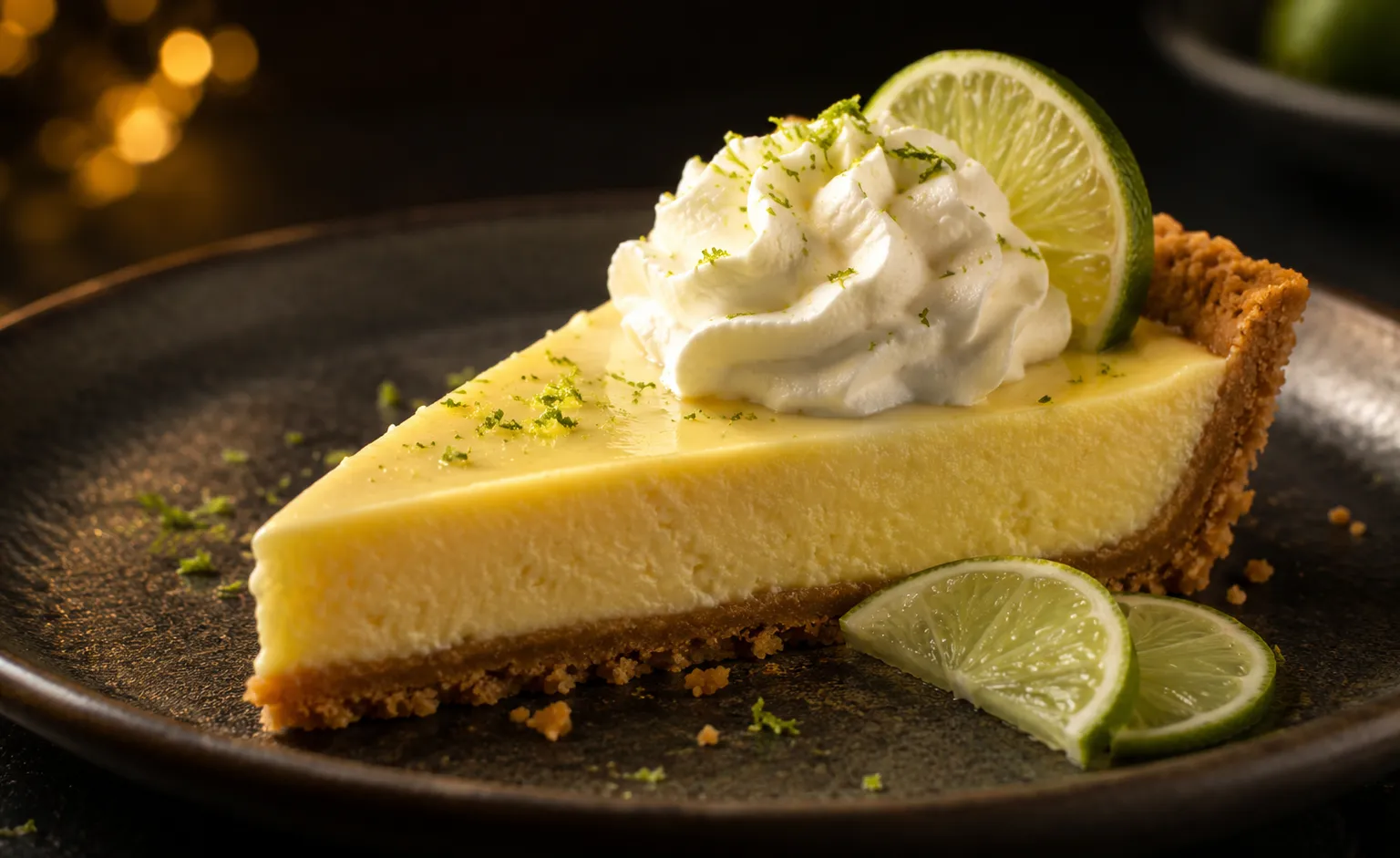 Key Lime Pie — Tangy, creamy, refreshing — sunshine in every slice