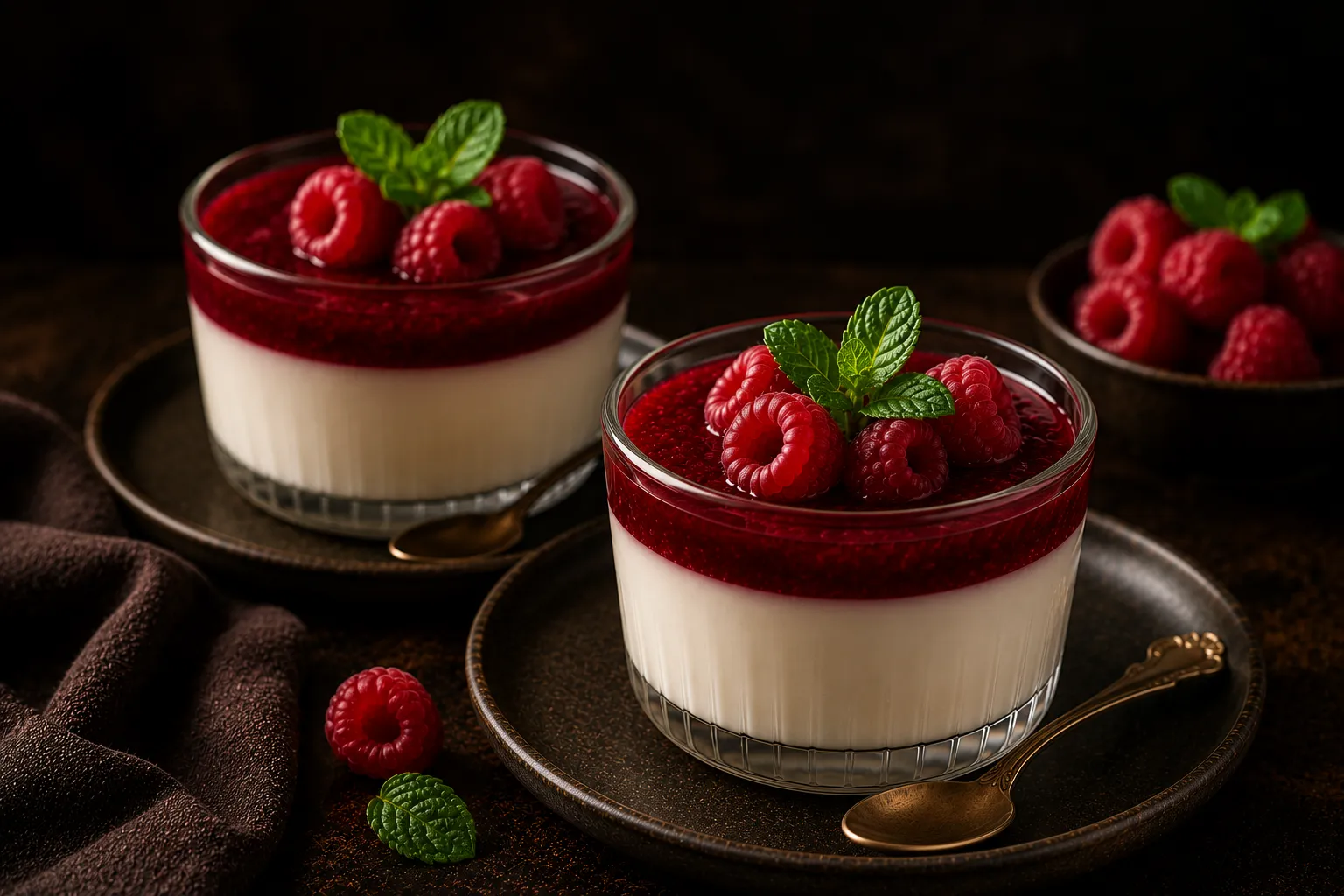 Panna Cotta — Silky Italian cream dessert that melts in your mouth
